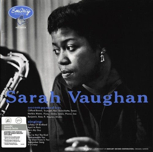 Vaughan, Sarah & Clifford Brown - Sarah Vaughan (Acoustic Sounds Series)